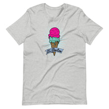 Load image into Gallery viewer, T-Shirt Get Your Free Cone Pina Colada &amp; Raspberry Sherbet Ice Cream Treat