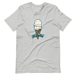 T-Shirt Get Your Free Cone Vanilla Double Scoop Ice Cream Treat