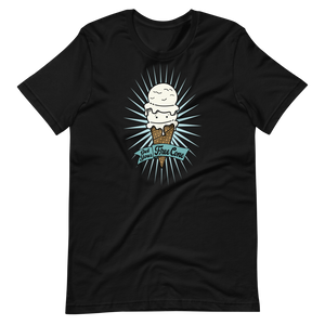 T-Shirt Get Your Free Cone Vanilla Double Scoop Ice Cream Treat
