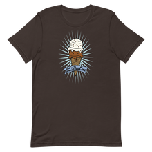 Load image into Gallery viewer, T-Shirt Get Your Free Cone Chocolate and Chocolate Chip Ice Cream Treat