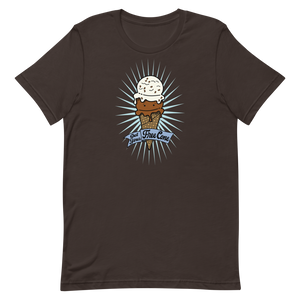 T-Shirt Get Your Free Cone Chocolate and Chocolate Chip Ice Cream Treat