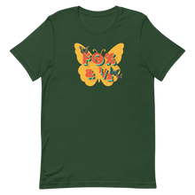 Load image into Gallery viewer, T-Shirt Fox and A Half 70s Style with Butterflies