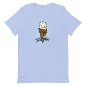 T-Shirt Get Your Free Cone Chocolate and Chocolate Chip Ice Cream Treat