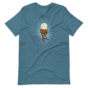 T-Shirt Get Your Free Cone Chocolate Chip and Chocolate Ice Cream Treat