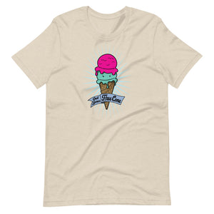 T-Shirt Get Your Free Cone Pina Colada & Raspberry Sherbet Ice Cream Treat