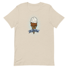 Load image into Gallery viewer, T-Shirt Get Your Free Cone Chocolate and Chocolate Chip Ice Cream Treat