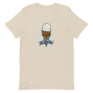 T-Shirt Get Your Free Cone Chocolate and Chocolate Chip Ice Cream Treat