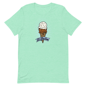 T-Shirt Get Your Free Cone Chocolate and Chocolate Chip Ice Cream Treat