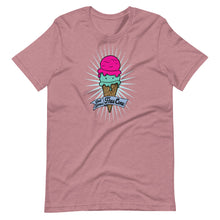 Load image into Gallery viewer, T-Shirt Get Your Free Cone Pina Colada &amp; Raspberry Sherbet Ice Cream Treat