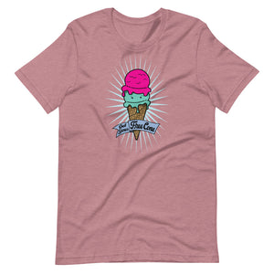 T-Shirt Get Your Free Cone Pina Colada & Raspberry Sherbet Ice Cream Treat