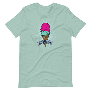 T-Shirt Get Your Free Cone Pina Colada & Raspberry Sherbet Ice Cream Treat