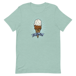 T-Shirt Get Your Free Cone Chocolate and Chocolate Chip Ice Cream Treat