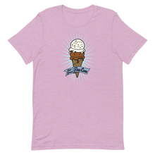 Load image into Gallery viewer, T-Shirt Get Your Free Cone Chocolate and Chocolate Chip Ice Cream Treat