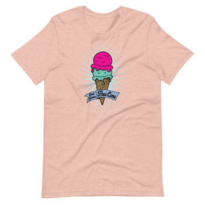 T-Shirt Get Your Free Cone Pina Colada & Raspberry Sherbet Ice Cream Treat