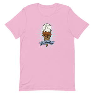 T-Shirt Get Your Free Cone Chocolate and Chocolate Chip Ice Cream Treat