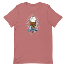 Load image into Gallery viewer, T-Shirt Get Your Free Cone Chocolate and Chocolate Chip Ice Cream Treat