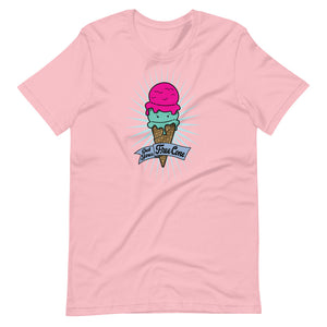 T-Shirt Get Your Free Cone Pina Colada & Raspberry Sherbet Ice Cream Treat