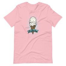 Load image into Gallery viewer, T-Shirt Get Your Free Cone Vanilla Double Scoop Ice Cream Treat