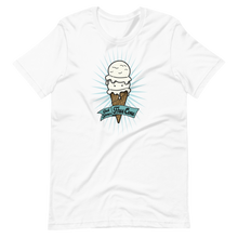 Load image into Gallery viewer, T-Shirt Get Your Free Cone Vanilla Double Scoop Ice Cream Treat