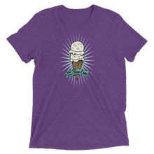 Load image into Gallery viewer, T-shirt Tri-Blend Get Your Free Cone Vanilla Ice Cream Treat