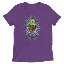 Load image into Gallery viewer, T-Shirt Get Your Free Cone Chocolate &amp; Mint Chocolate Chip Ice Cream Treat