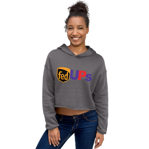 Crop Hoodie Fed Up by MoonShine NM
