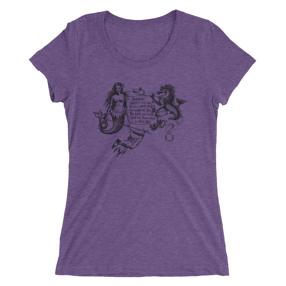 T-Shirt Tri-Blend Scoop Neck - Brandon, you're a fine boy, but...